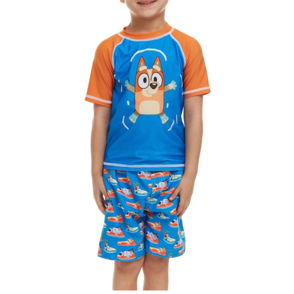 Bluey Toddler Rashguard Swimset